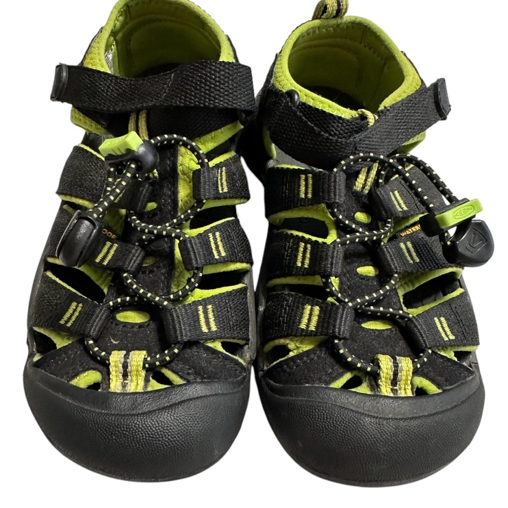 Keen Newport H2 Kid’s Outdoor Sandals In Green/Black Sz.13 Gorpcore Hiking - Picture 7 of 8